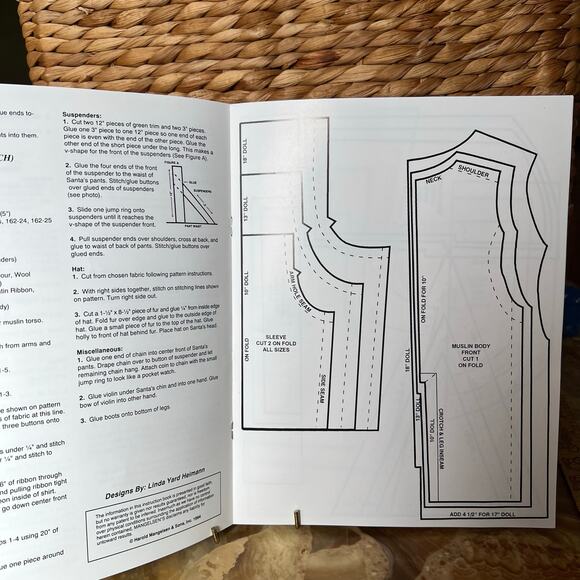 A Homespun Santa Instruction Magazine - Picture 3 of 5